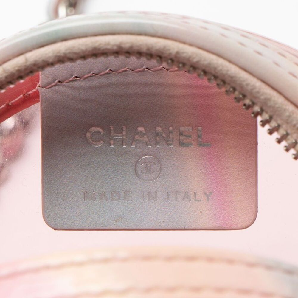 Chanel PVC Rainbow CC Filigree Round Clutch with Chain - Picture 8 of 10